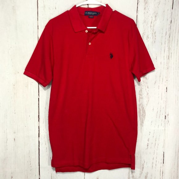 U.S. Polo Assn. Other - U.S POLO ASSN MENS RED POLO TSHIRT SIZE M